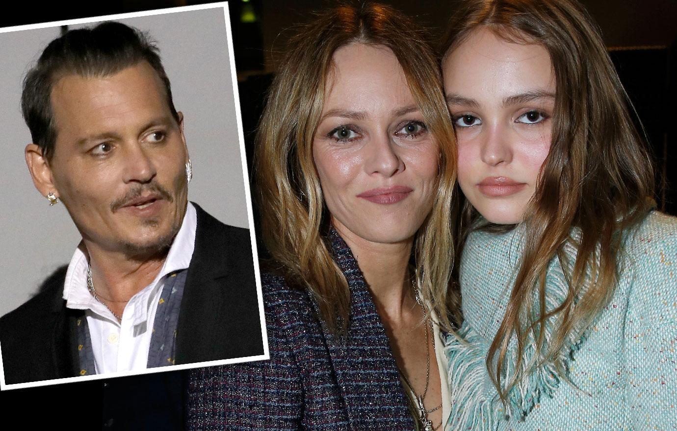 Vanessa Paradis Happy Johnny Depp's Daughter Lily Rose Chosen Showbiz Career