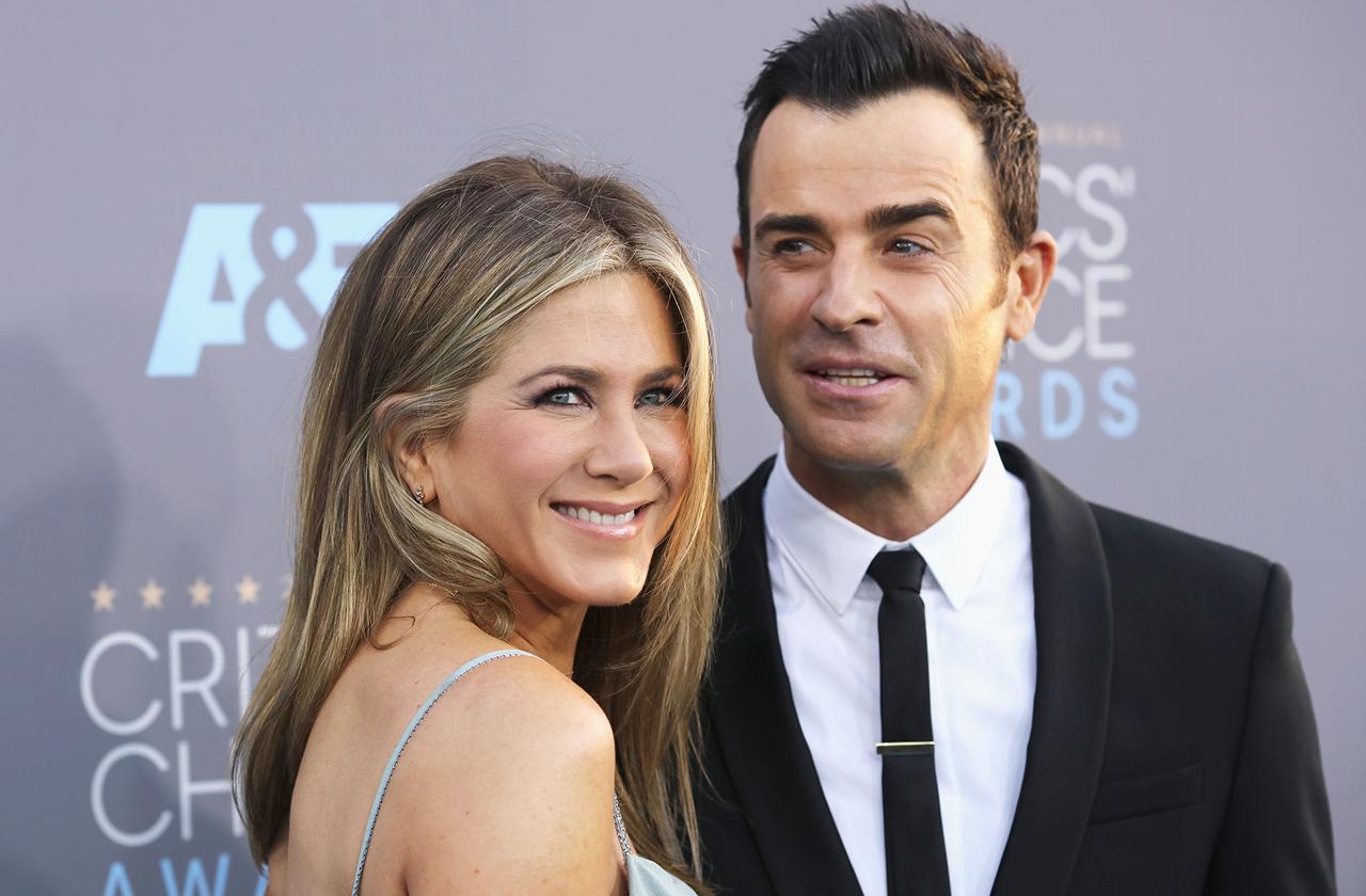 Justin Theroux Jennifer Aniston 50 Birthday