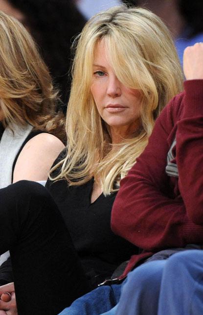 //heather locklear lakers game