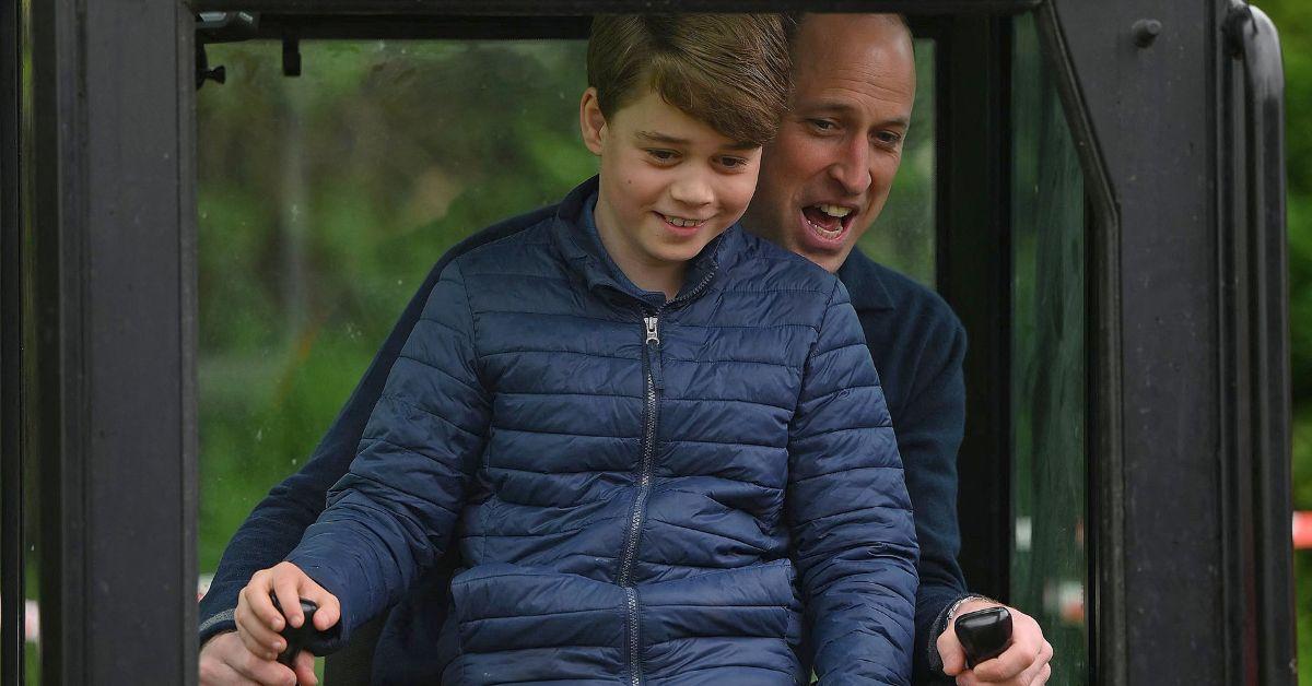 Photo of Prince William and George