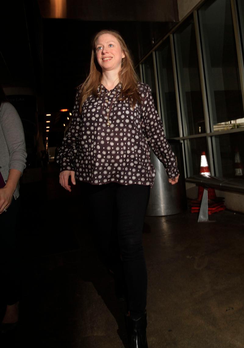 Chelsea Clinton Pregnant No Makeup