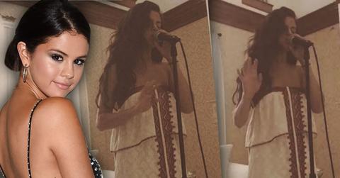 //selena gomez sings pp