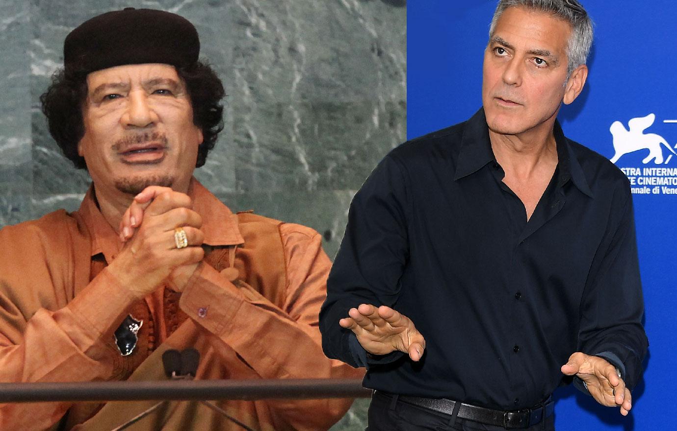 George Clooney Asked To Spy On Colonel Gadaffi