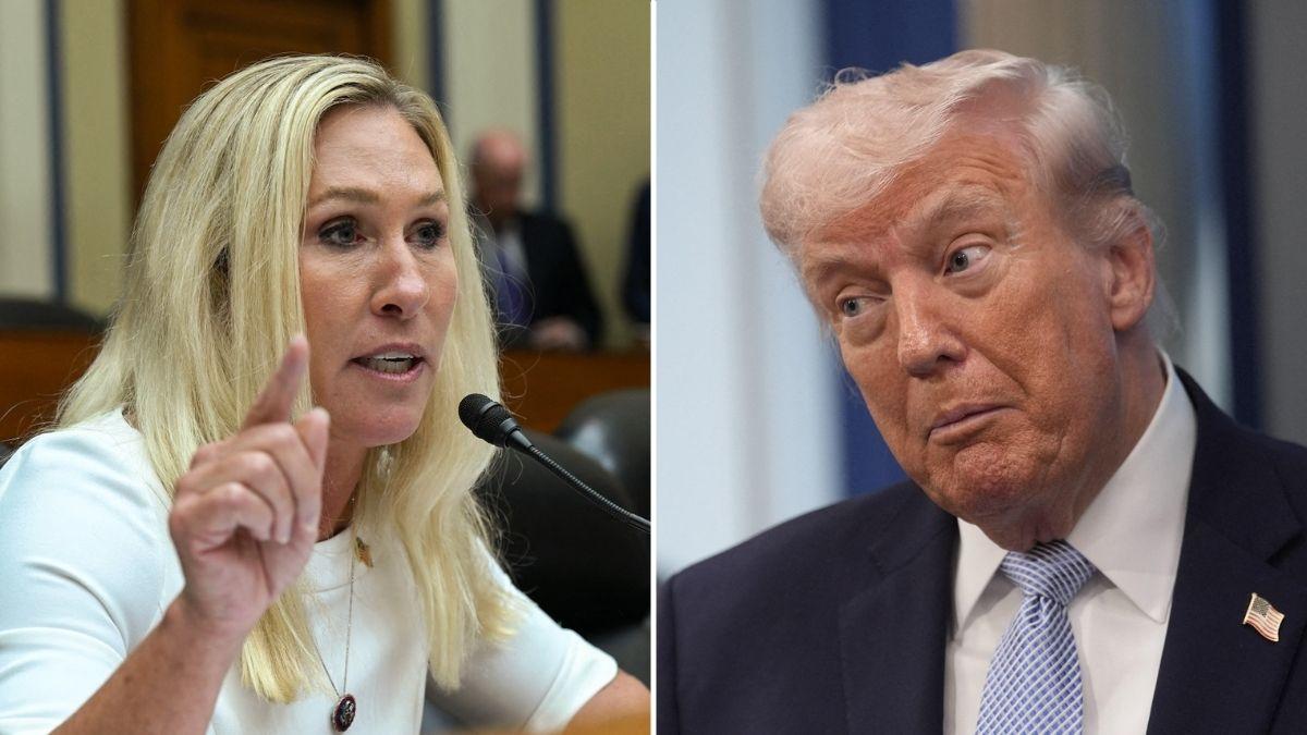 Photo of Marjorie Taylor Greene, Donald Trump