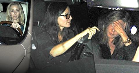 //friends stars reunion jen aniston courteney cox lisa kudrow pp sl