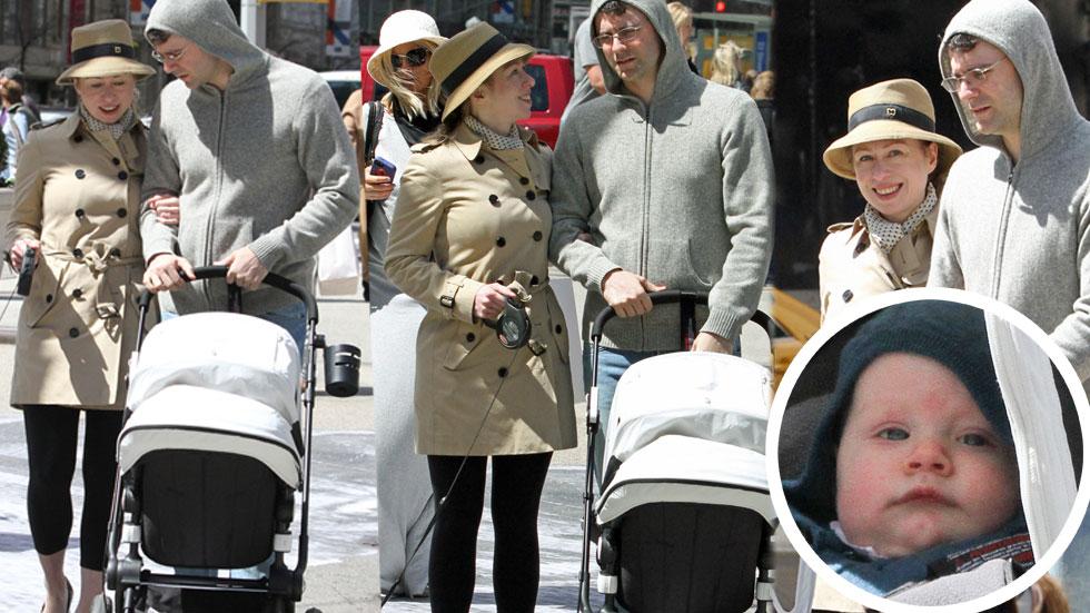 Chelsea Clinton Shows Off Beautiful Baby Charlotte On NYC Stroll As