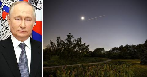 UFO Spotted Flying Over Vladimir Putin's Location During Nuke Address
