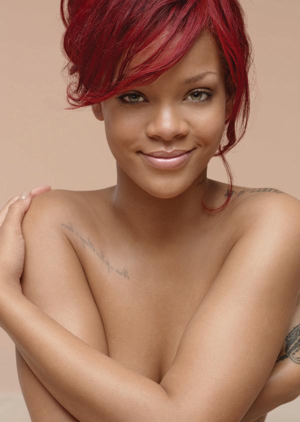 Rihanna Goes Topless