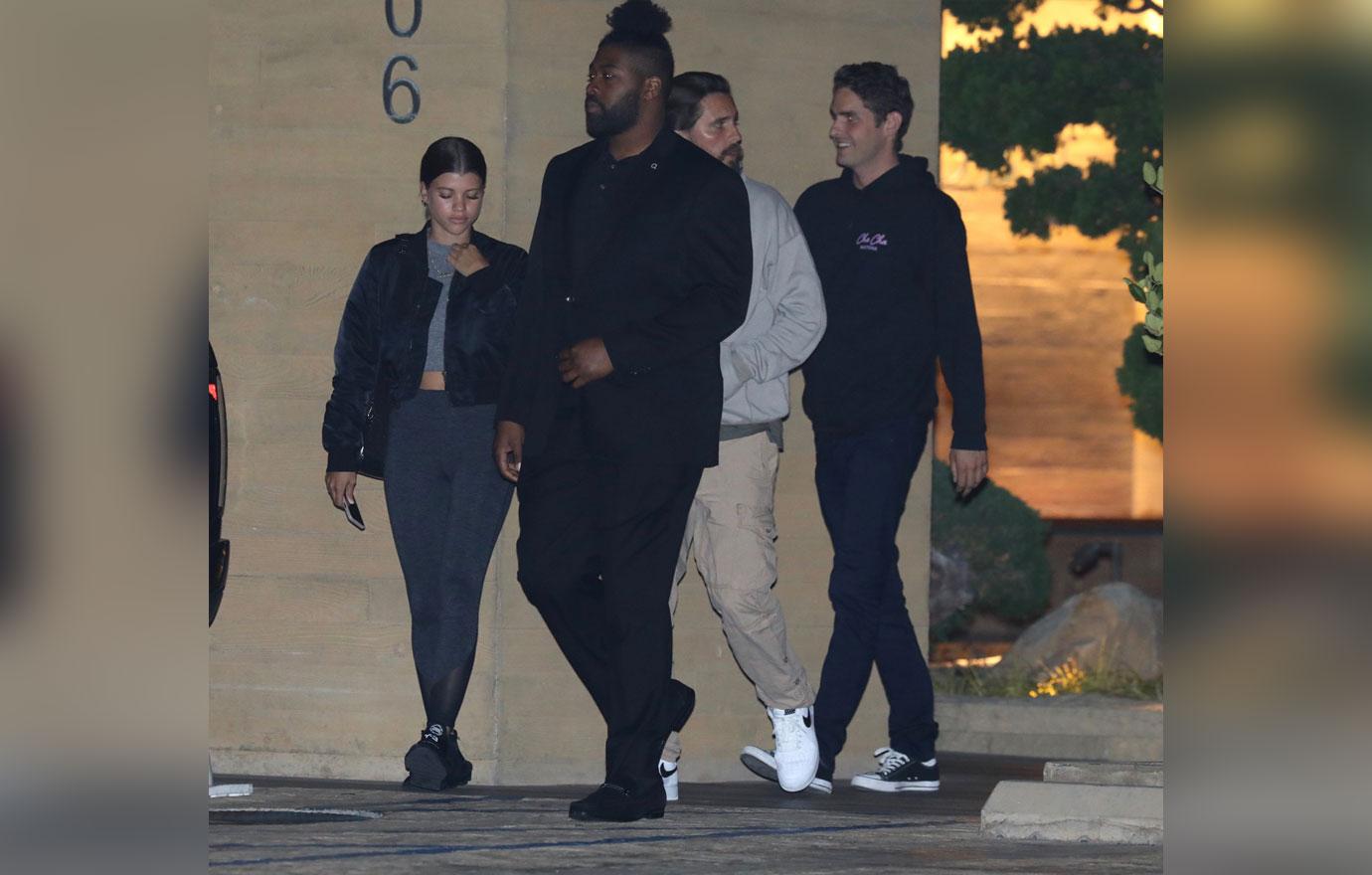 //Sofia Richie Scott Disick Date Split