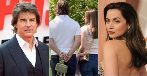 Composite photo of Tom Cruise, Ana de Armas