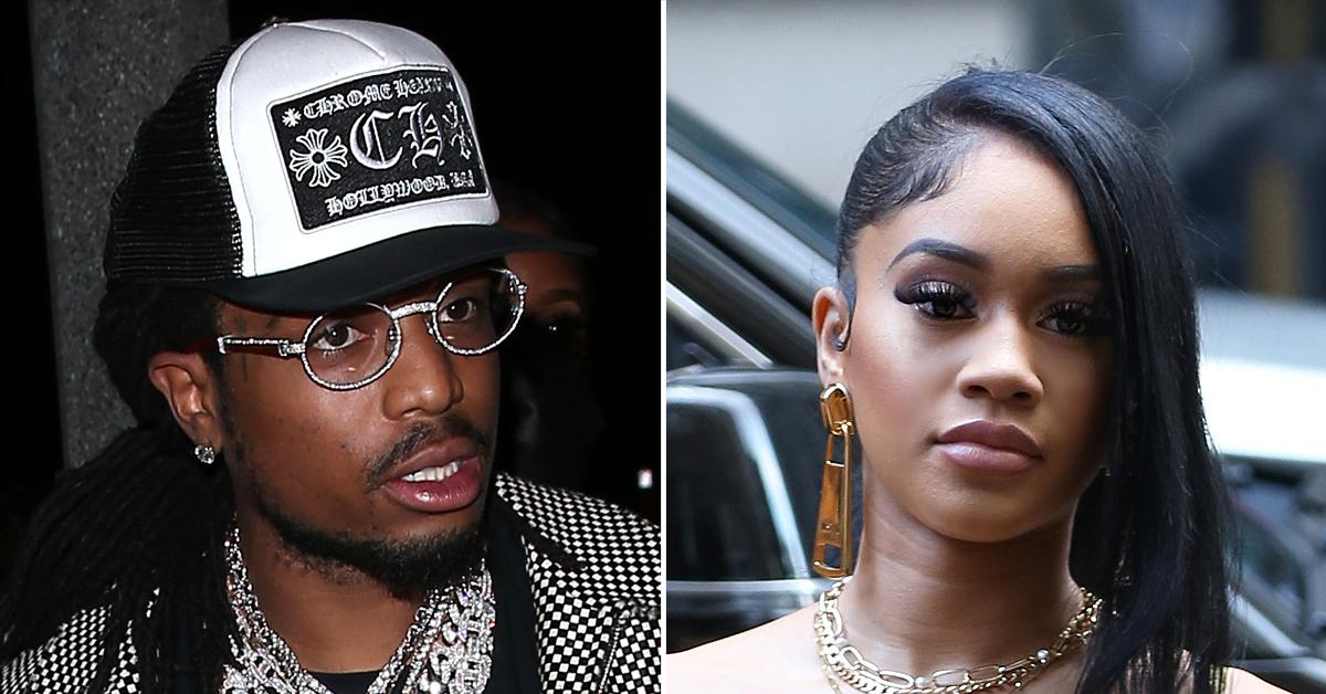 quavo saweetie no charges elevator fight video break up