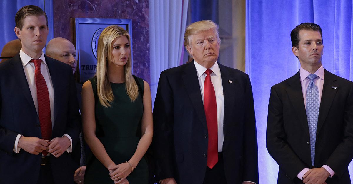 ivanka trump brothers betrayed family donald arrest indictment