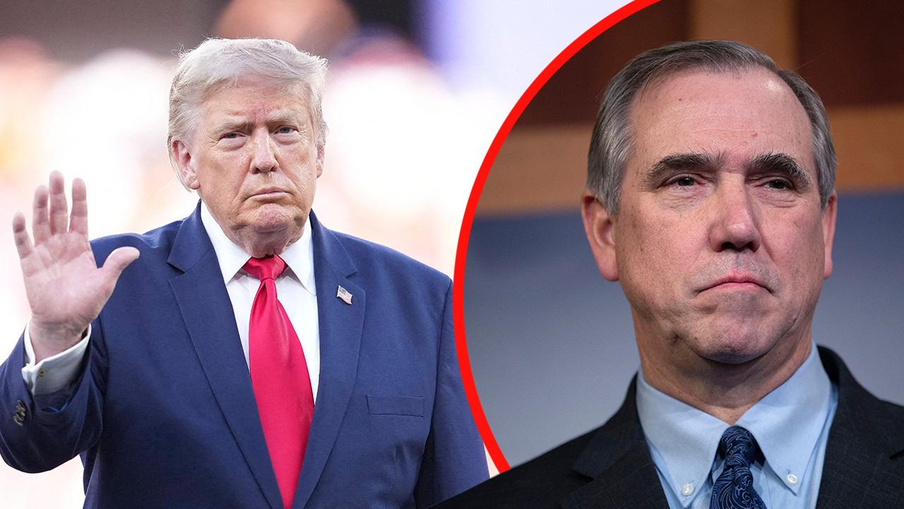 President Donald Trump, Sen. Jeff Merkley