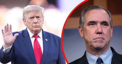 President Donald Trump, Sen. Jeff Merkley