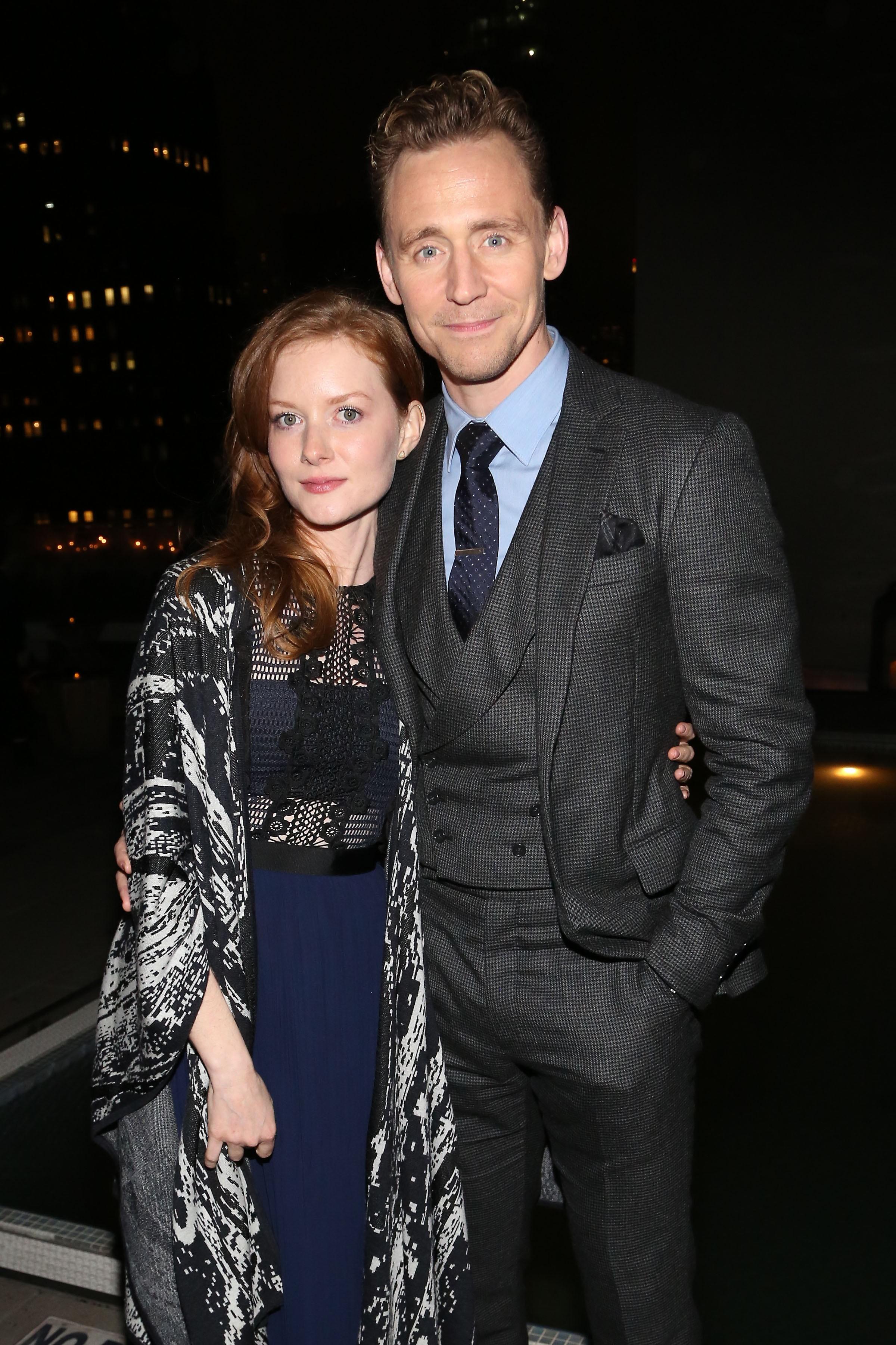 //Wrenn Schmidt and Tom Hiddleston attend The Cinema Society with St Germain screening event for I Saw the Light