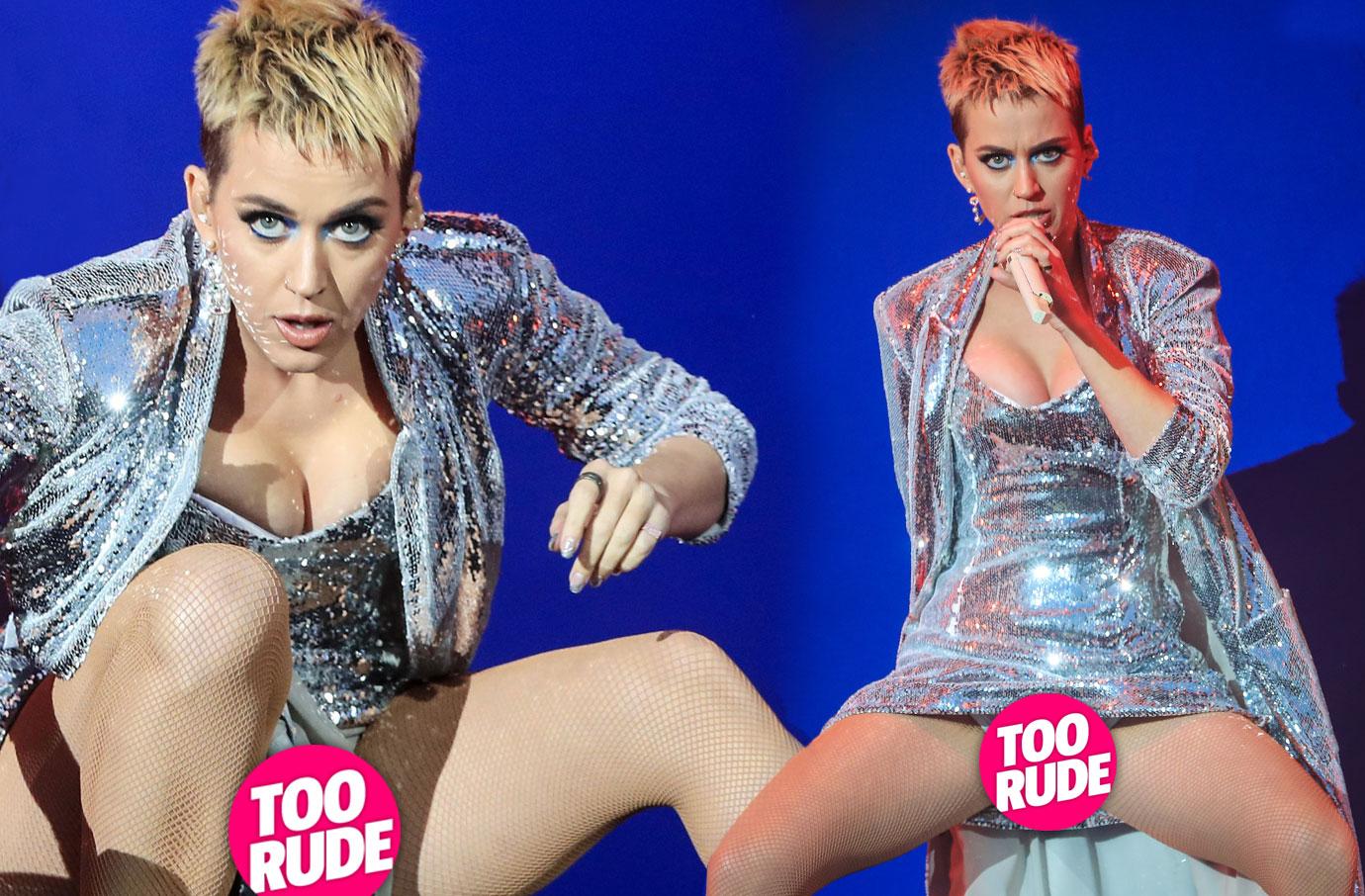 Pics Katy Perry Suffers A Wardrobe Malfunction With Her Panties 