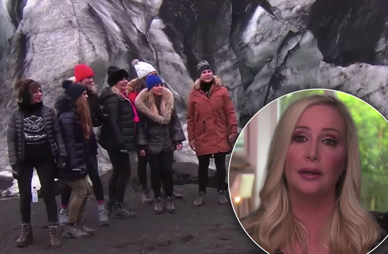 Shannon Beador Struggles RHOC Iceland Hike