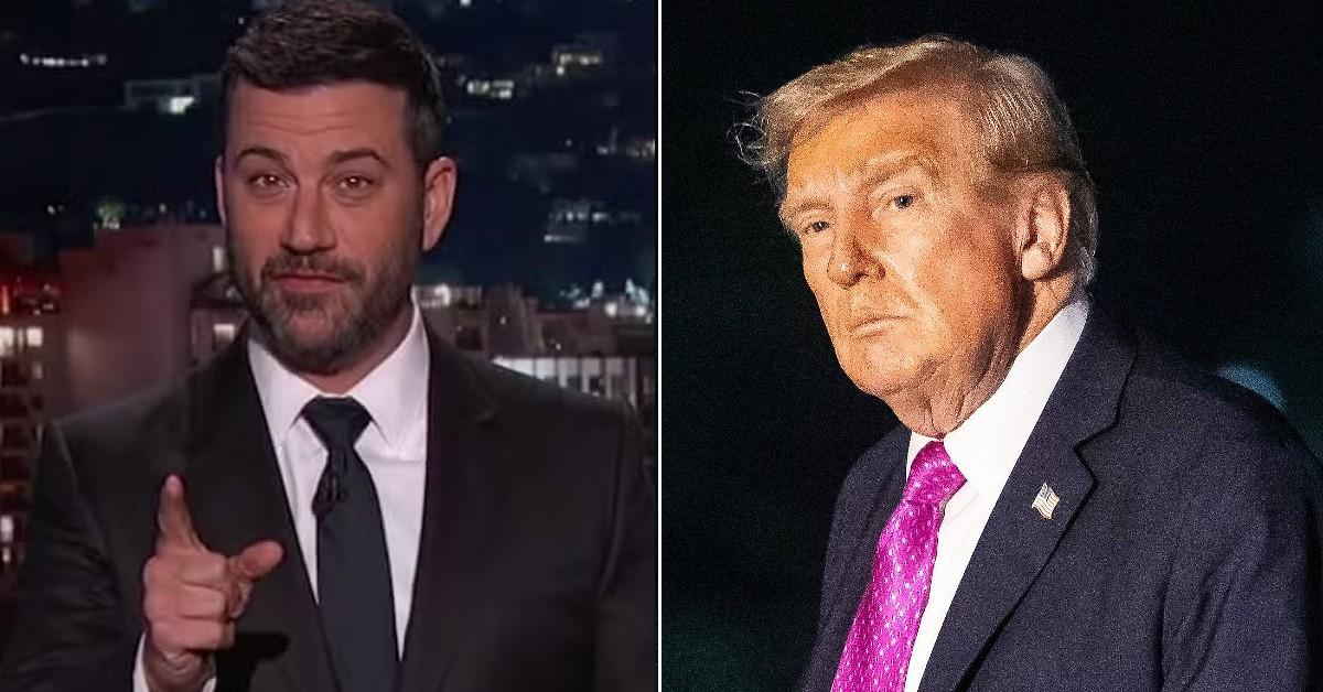 Photo of Jimmy Kimmel, Donald Trump