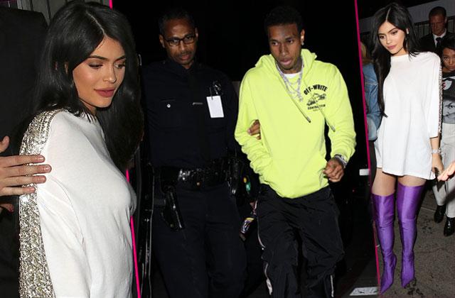 //kylie jenner purple boots ex tyga handcuffed pp