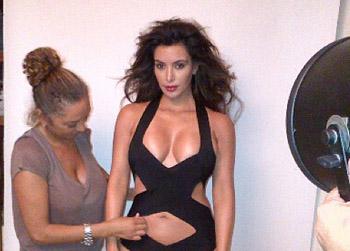 //kim kardashian photoshoot swimsuit