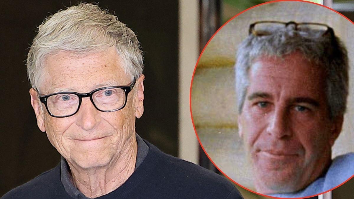 picture of Bill Gates and Jeffrey Epstein