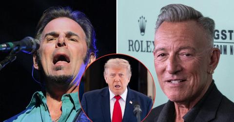 Photo of Jonathan Cain, Donald Trump, Bruce Springsteen