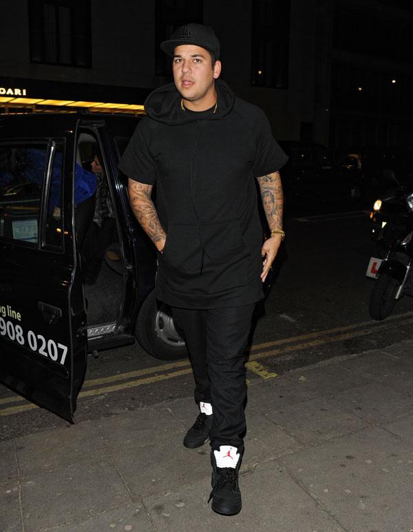 Rob Kardashian Threatens