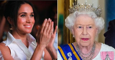 picture of Meghan markle and queen elizabeth
