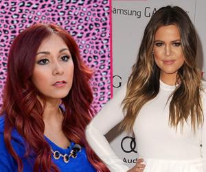 //khloe kardashian snooki tall