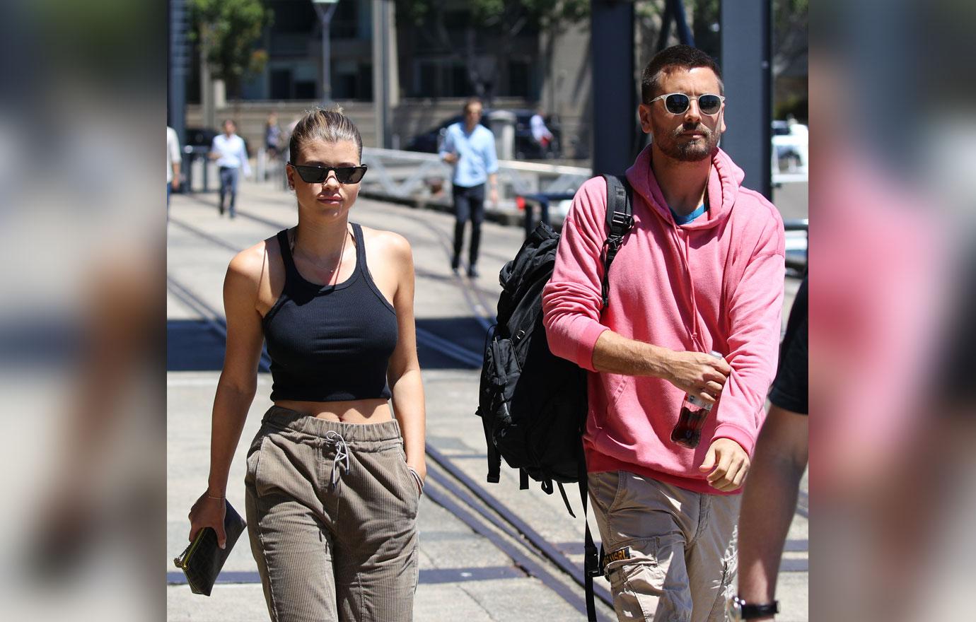 Scott Disick Runs To Sofia Richie