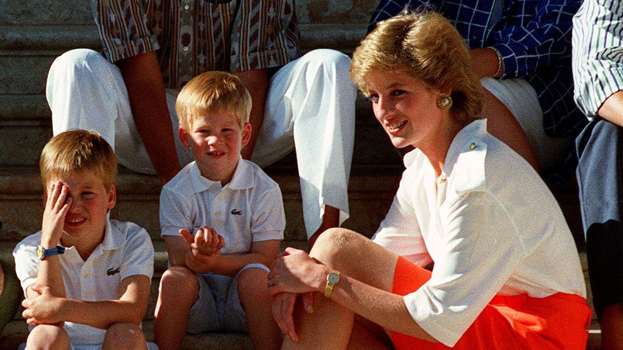Photo of Prince William, Prince Harry, Princess Diana