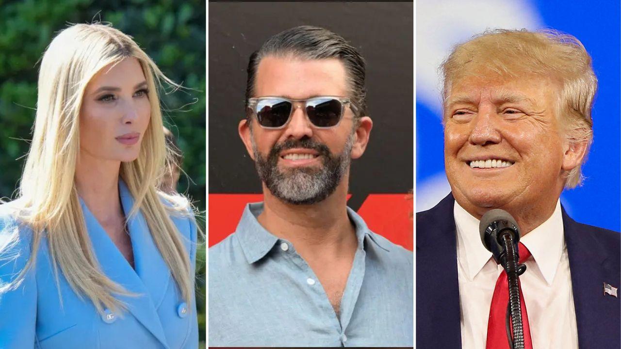 Don Jr., Ivanka Trump and Prez Trump