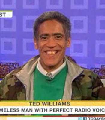 Golden Voice” Ted Williams – Once Homeless, Now Hopeful 