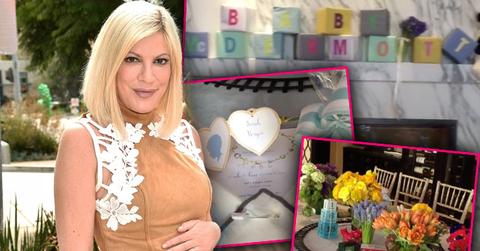 //tori spelling baby shower candy spelling pp
