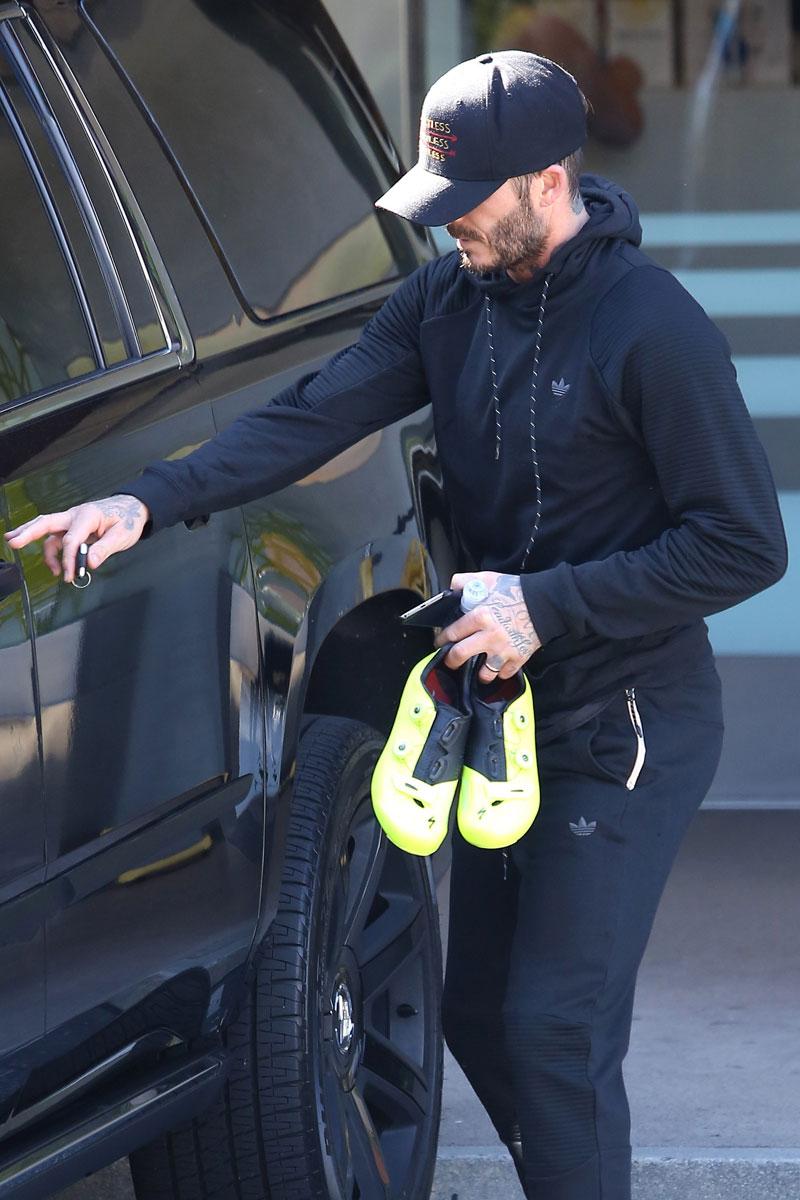 David Beckham & Victoria Beckham SoulCycle Workout