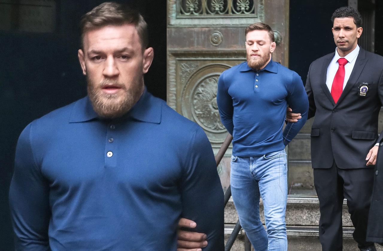 //Conor McGregor Leaves Precinct Attack pp