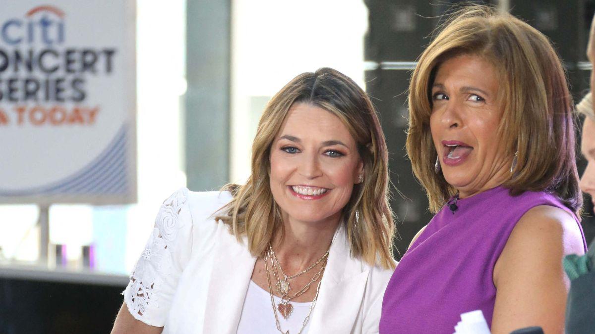 Photo of Hoda Kotb and Savannah Guthrie