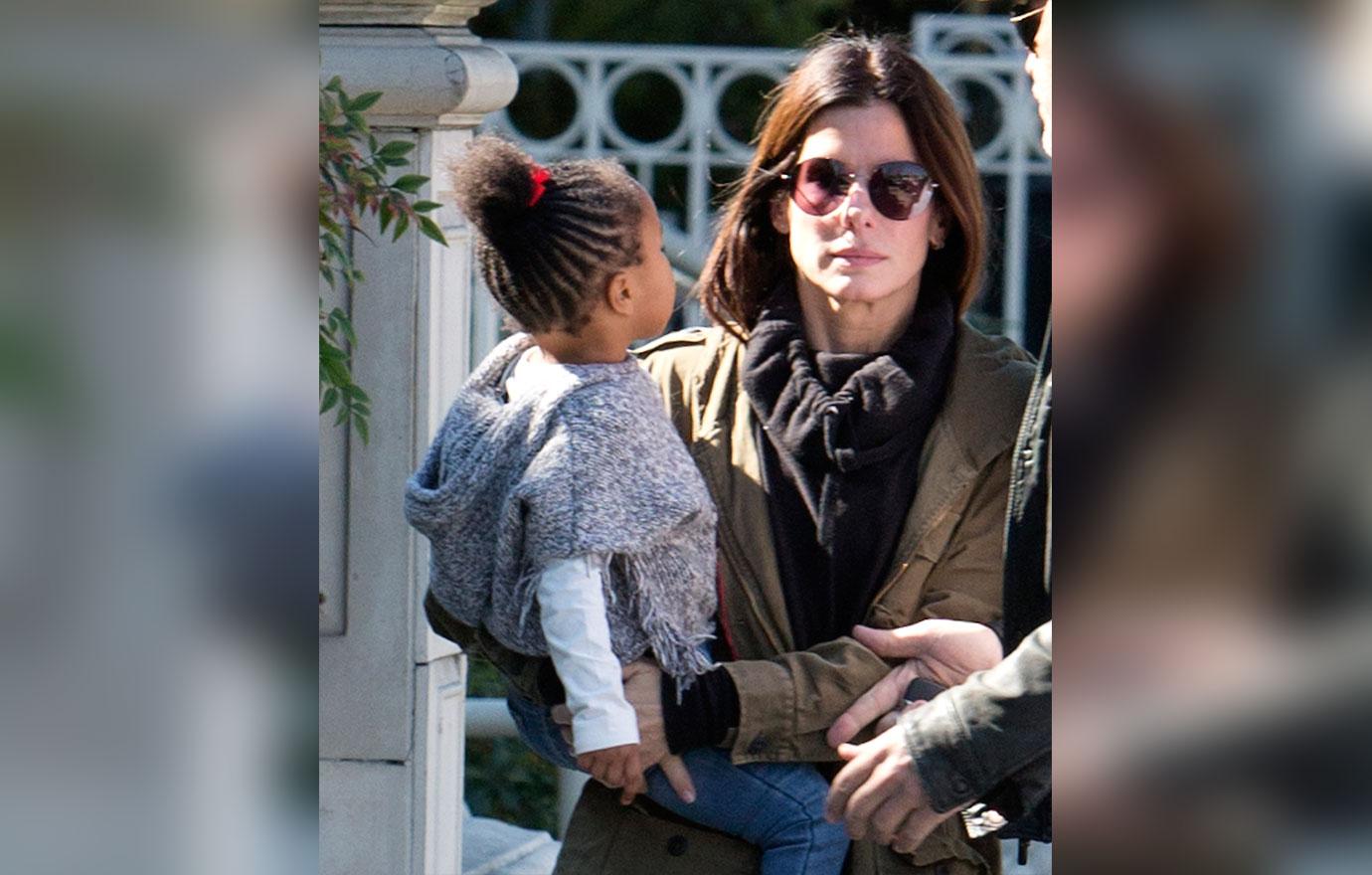 Sandra Bullock Daughter Laila Bryan Randall Wedding Hold