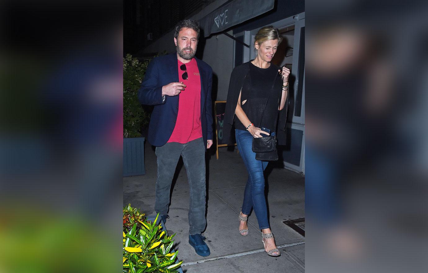 Ben affleck lindsay shookus dinner date