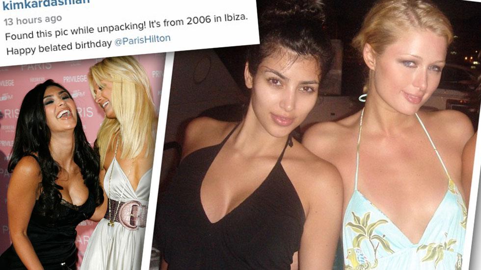 Kim Kardashian West Celebrated Paris Hilton's Birthday With #TBT  PicsHelloGiggles