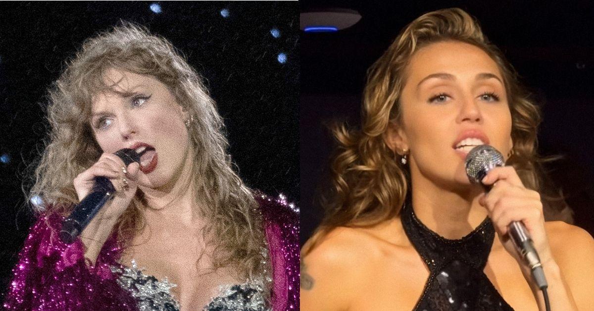 picture of Taylor Swift and Miley Cyrus