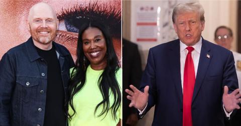 bill burr defends wife flipping trump the bird pp