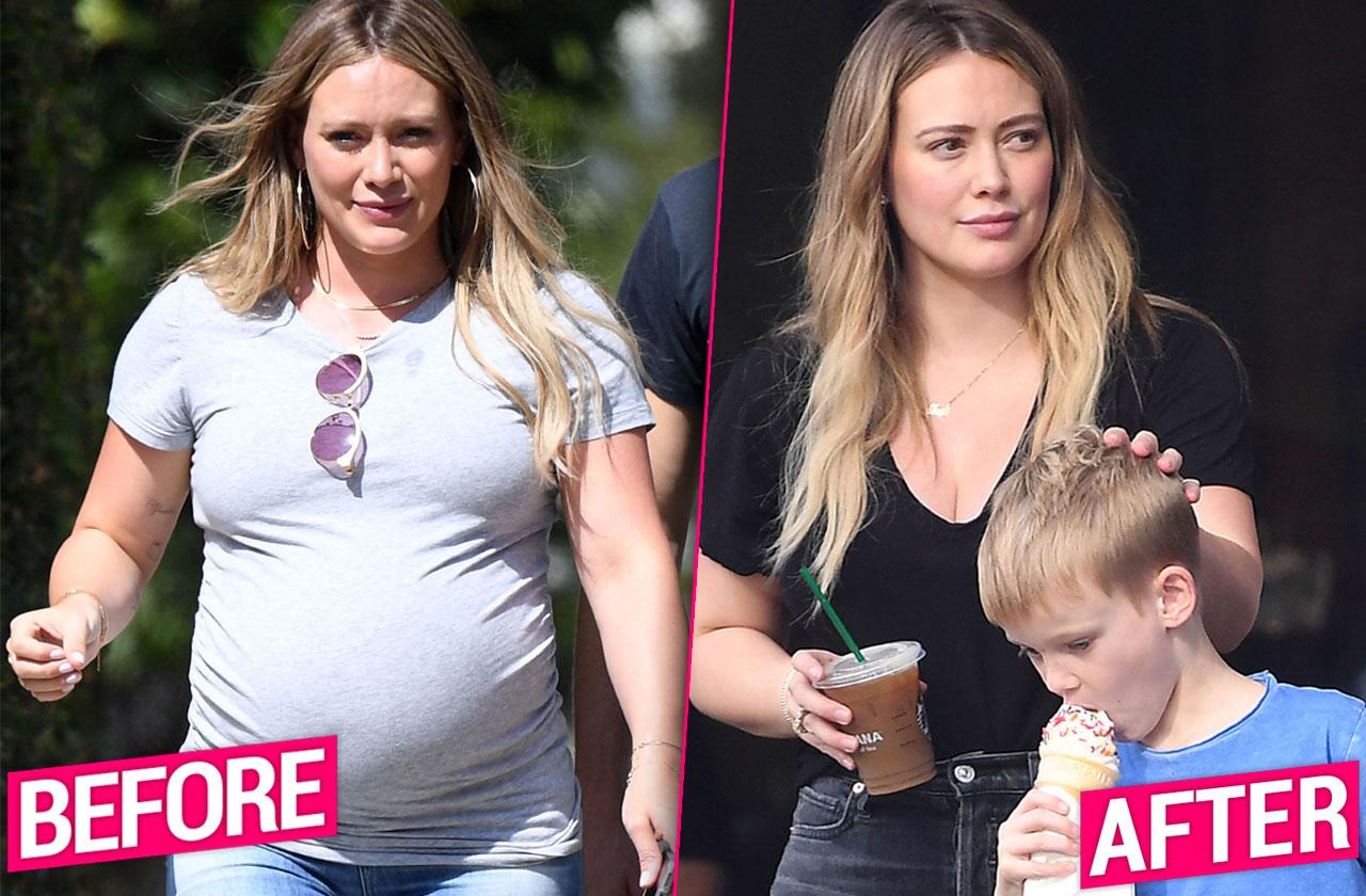 hilary duff body after baby