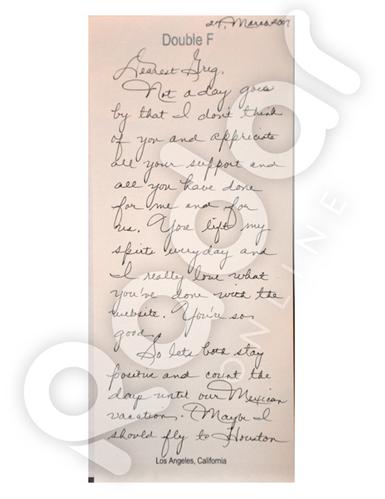 Read Farrah Fawcett’s Secret Love Letters To Hidden Boyfriend Greg Lott