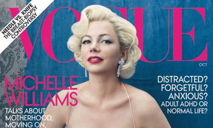 //vogue michelle williams cover marilyn monroe