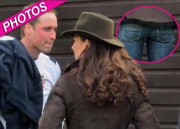 //kate middleton bottom jeans prince william landov