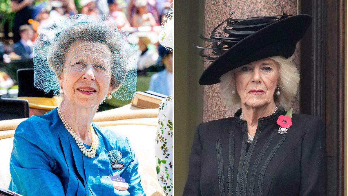Photo of Princess Anne and Queen Camilla