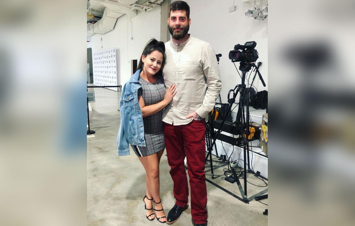 Jenelle Evans and David Eason in New York City.