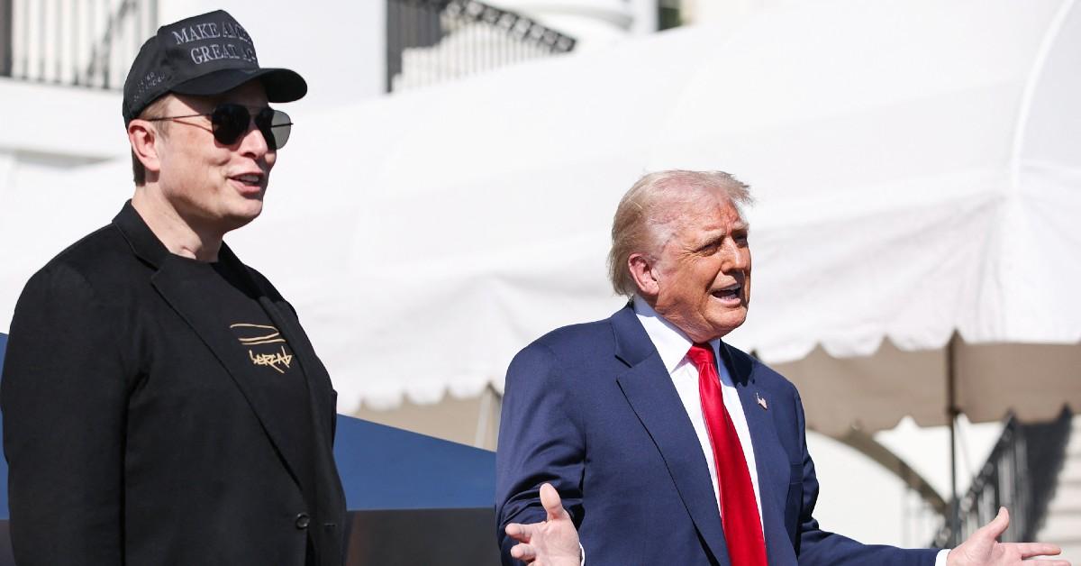 Photo of Elon Musk, Donald Trump