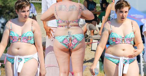 Lena Dunham Flaunts Bikini Body For Charity